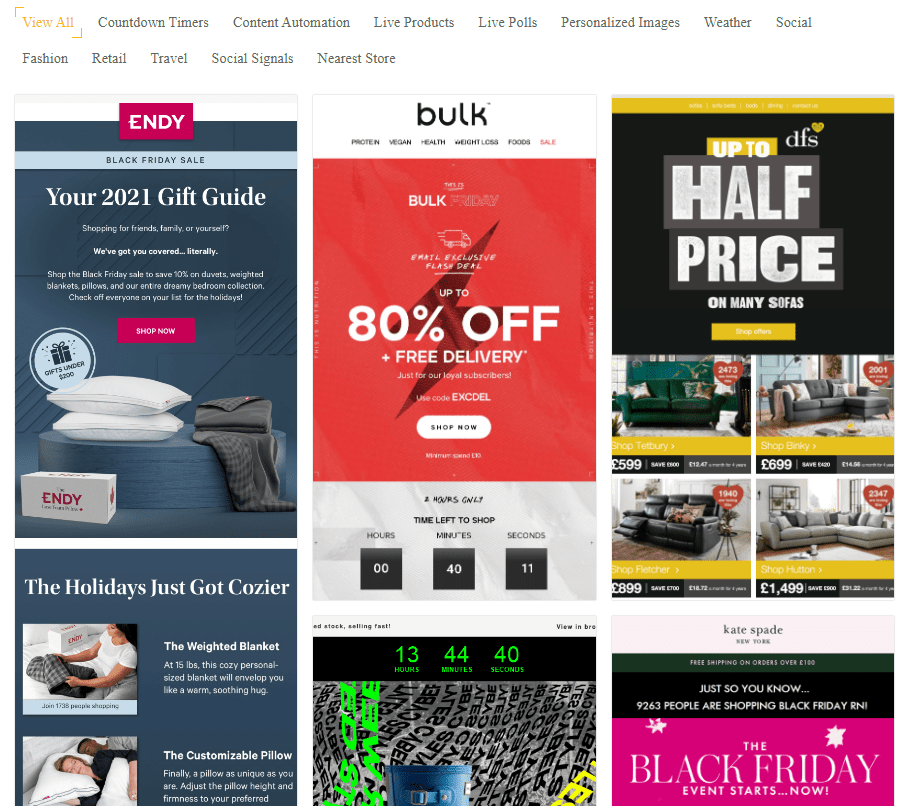 Email Design Inspiration