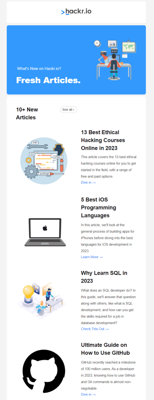 Hack.io Top 11 Edtech and Education Newsletters - Paved Blog